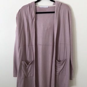 Double Zero Brand Boutique Hooded Casual Cardigan